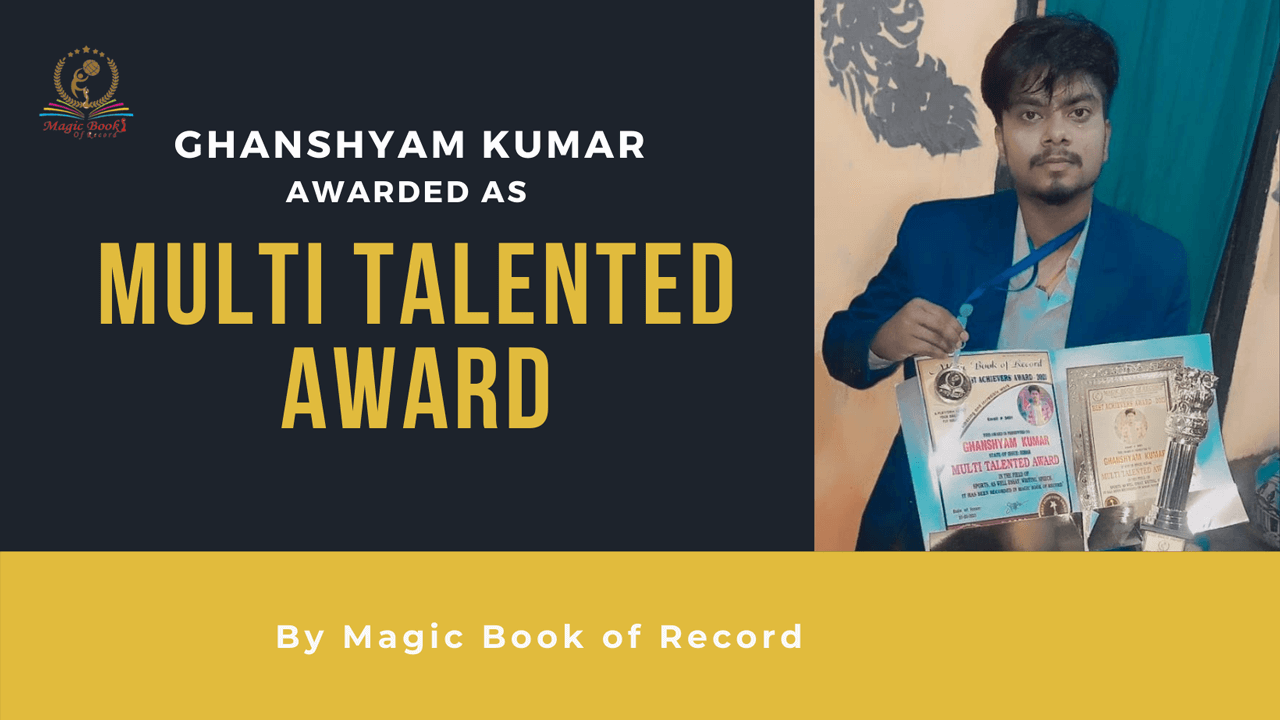 Ghanshyam Kumar Magic Book of Records