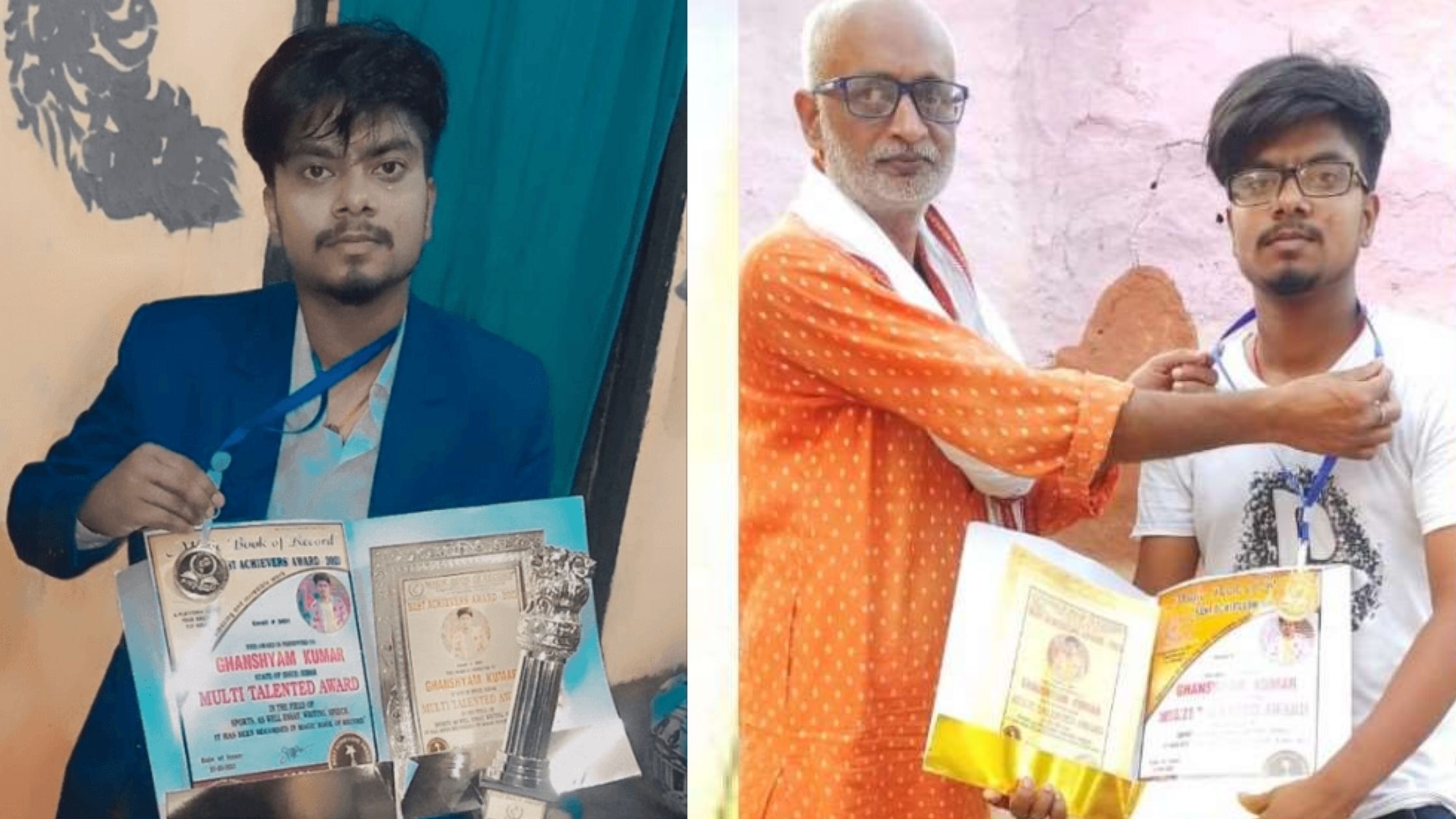 Ghanshyam honored with Multi Talented Award