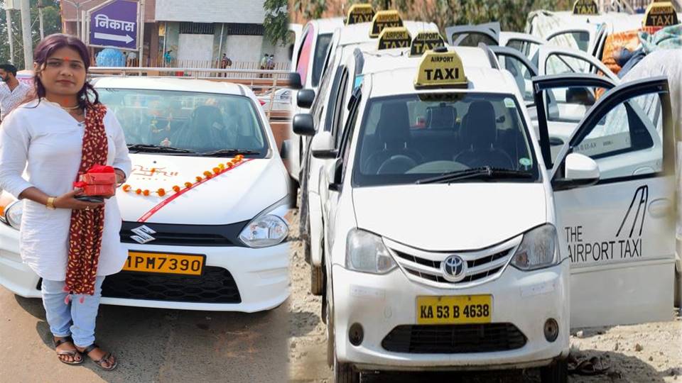 Archana Pandey became the first woman cab driver of Patna