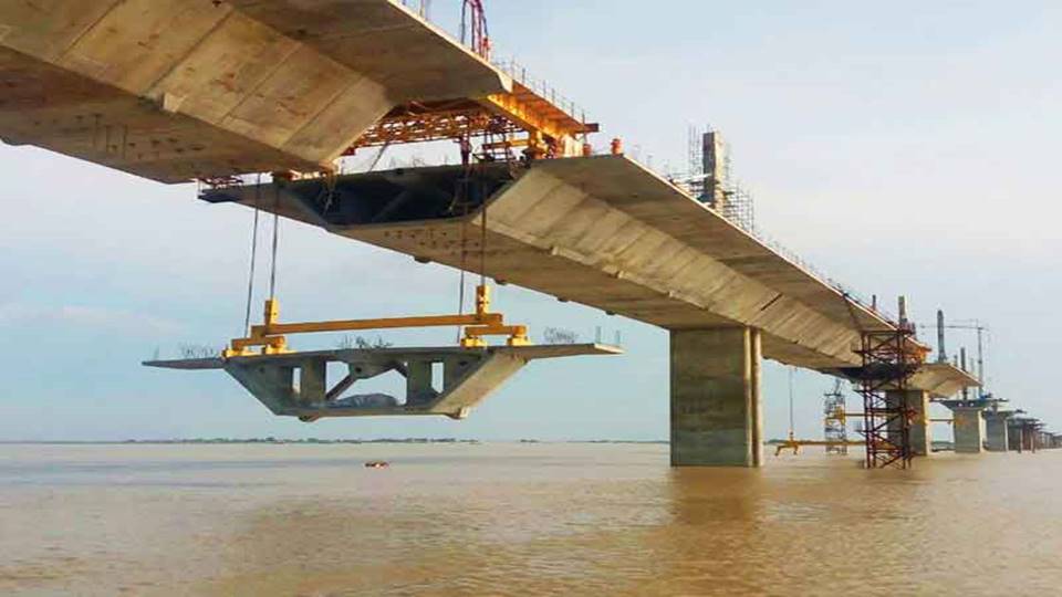 Construction work of 7 km long bridge over Kosi river started