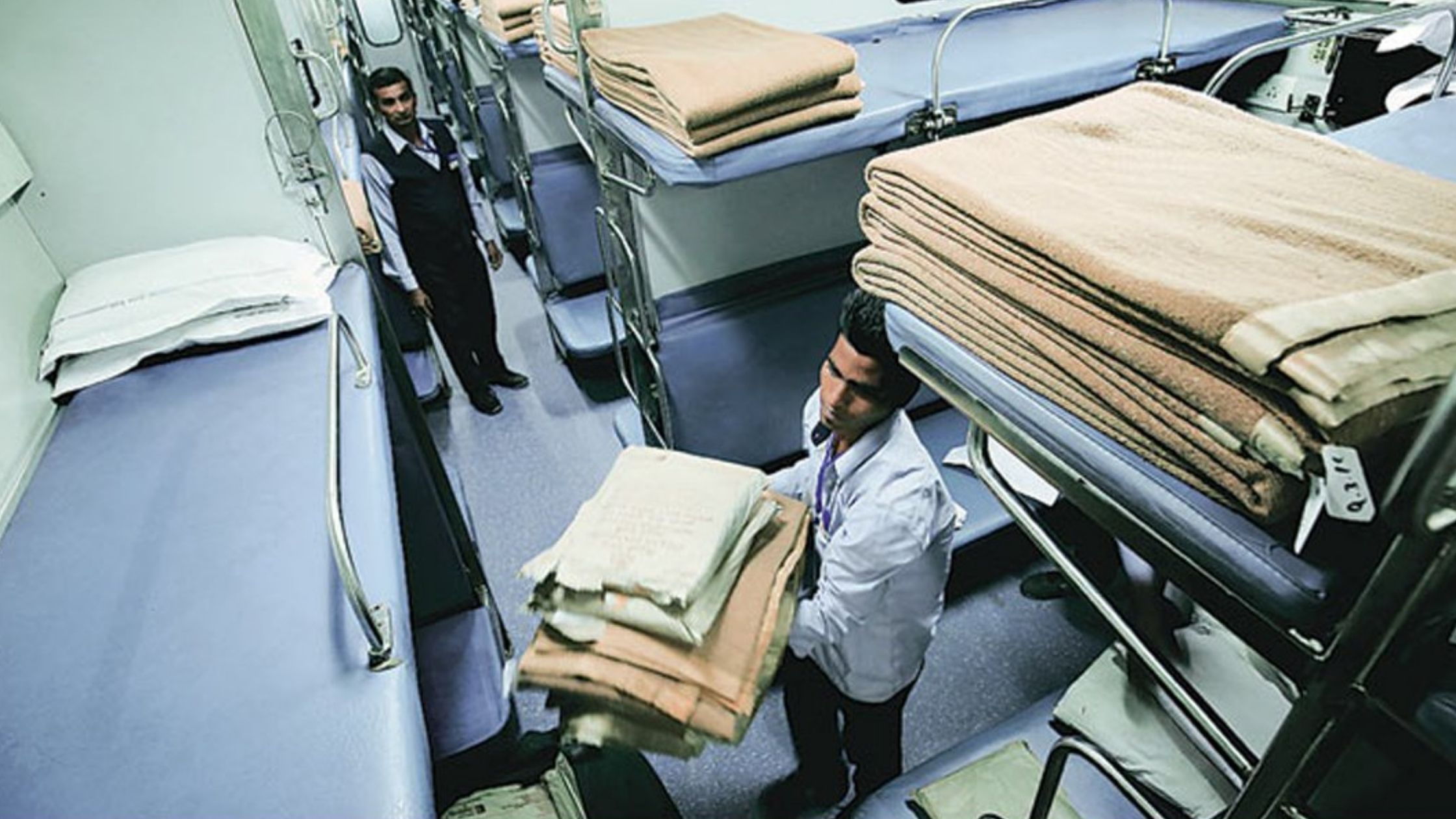 Rail passengers will get sheets blankets and towels again