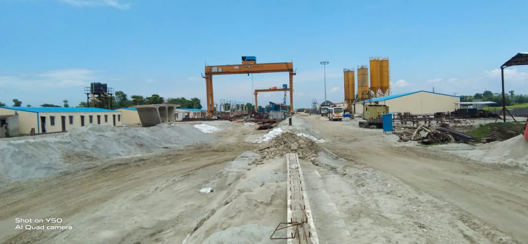 The countrys longest road bridge with 171 pillars is being built in Bihar