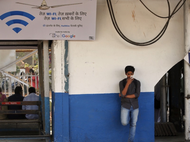 google railtel free wifi at railway stations
