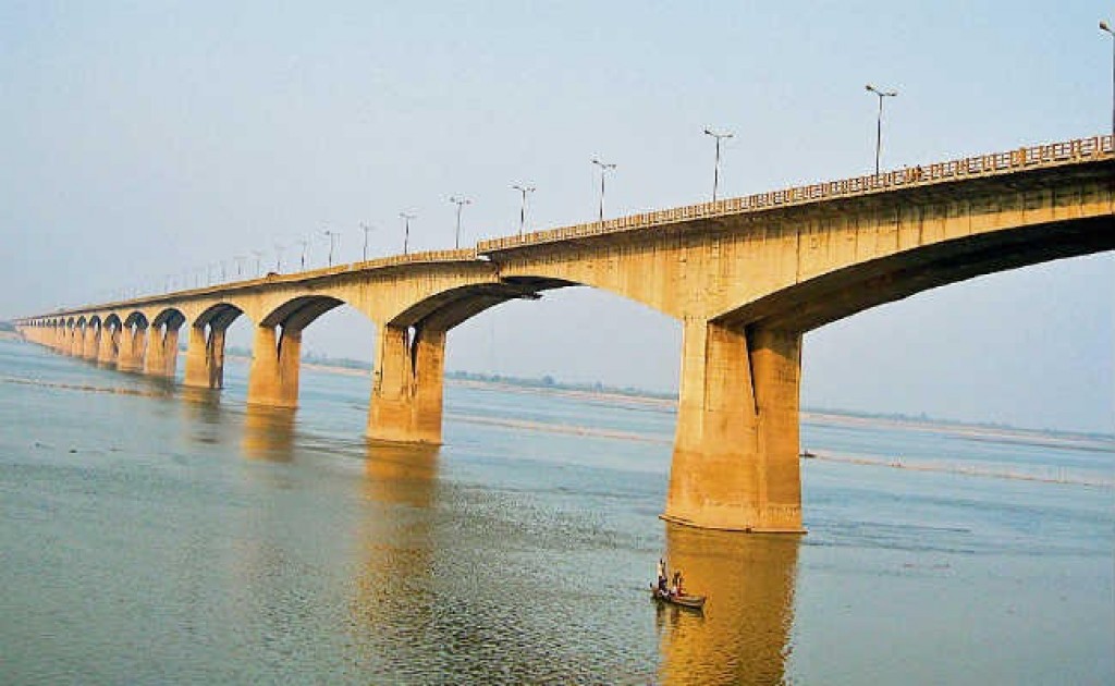 Construction work continues on 11 bridges on river Ganga in Bihar