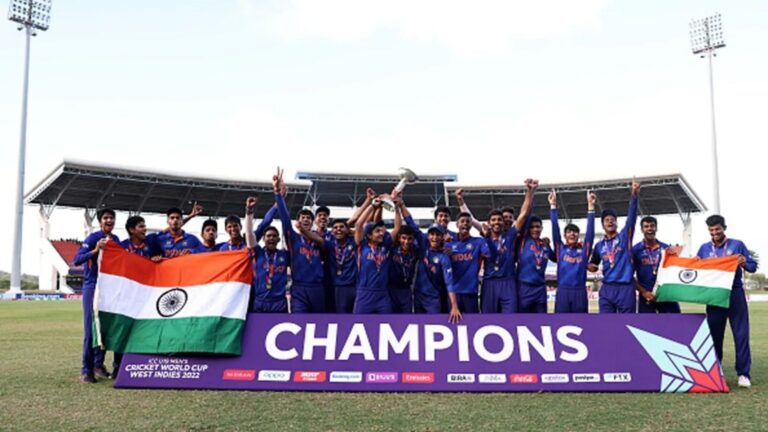 U19 विश्व कप: भारत बना 5वीं बार चैंपियन, दिनेश बाना ने धोनी की तरह छक्के से जिताया