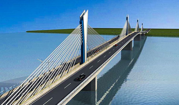 The target of construction of Kachi Dargah-Bidupur bridge is 2024