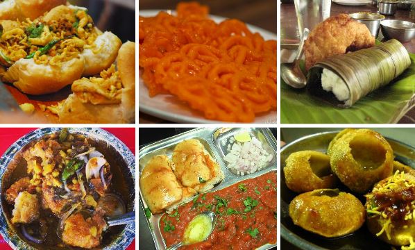 Which street food is famous in which city of India