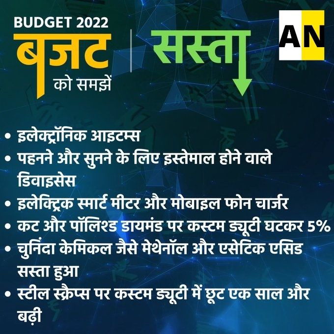 cheap things list after budget 2022