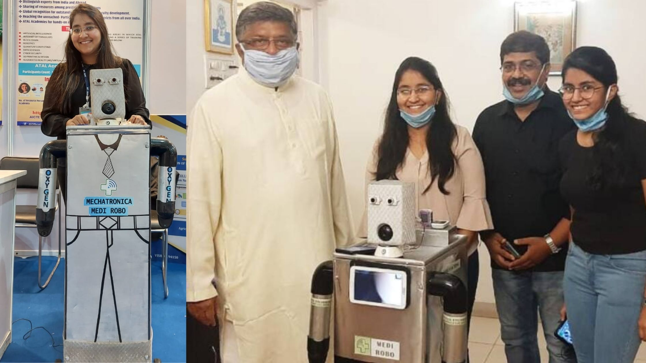 Akanksha made Medi Robot