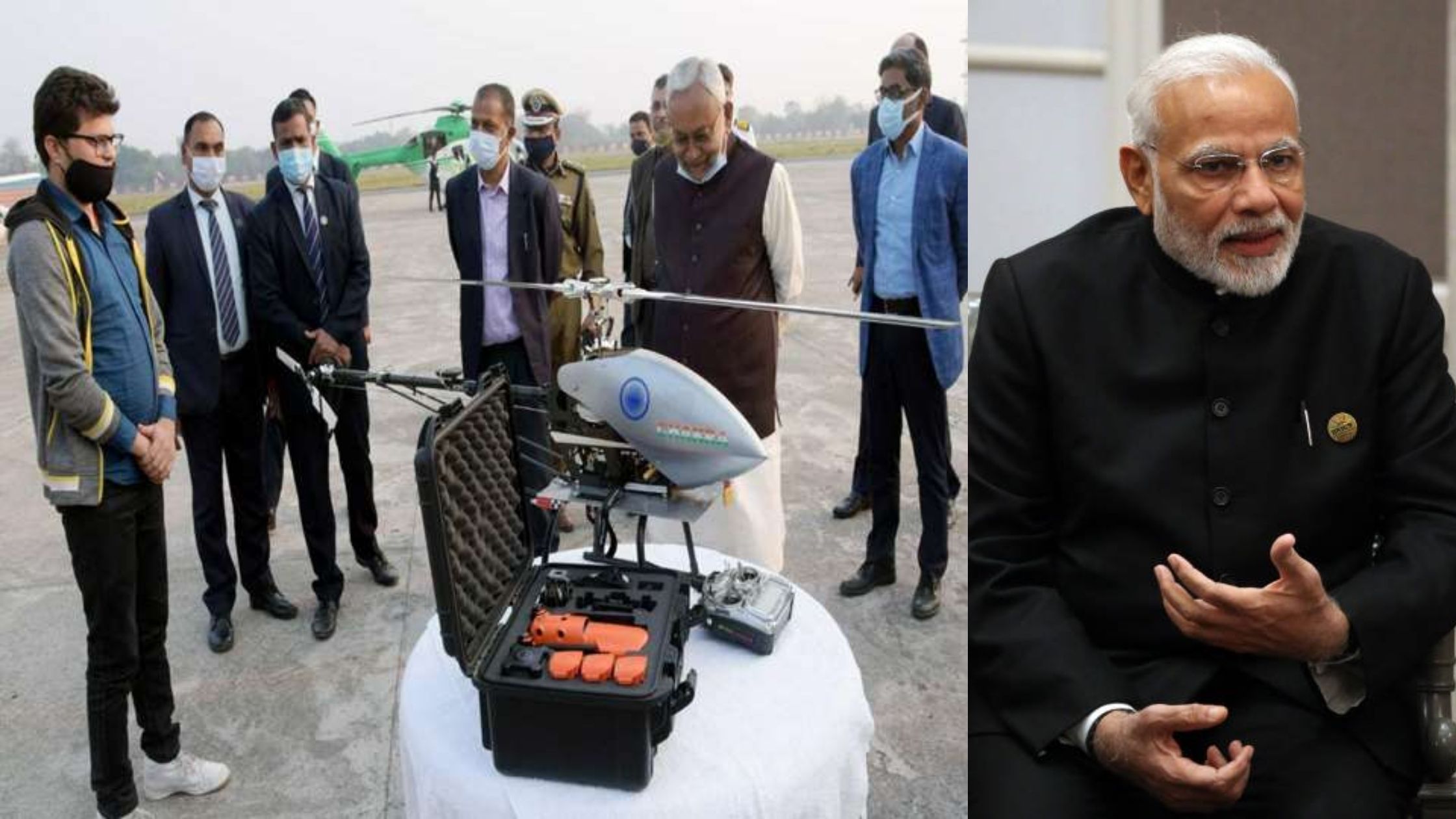 PM Narendra Modi praised Bihari drone