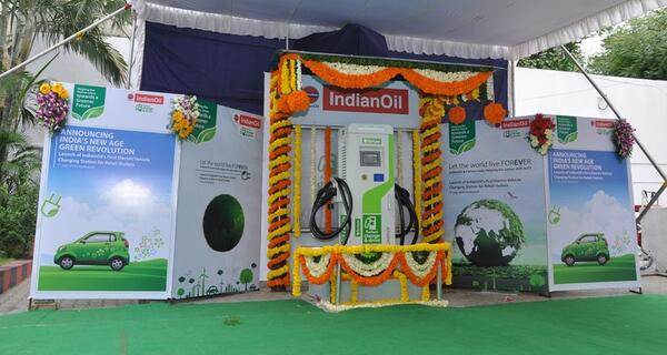 Electric vehicle charging stations installed at petrol pumps of public petroleum companies in Bihar