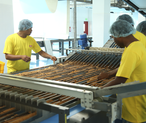 700 to 800 people will get employment due to the formation of biscuit factory