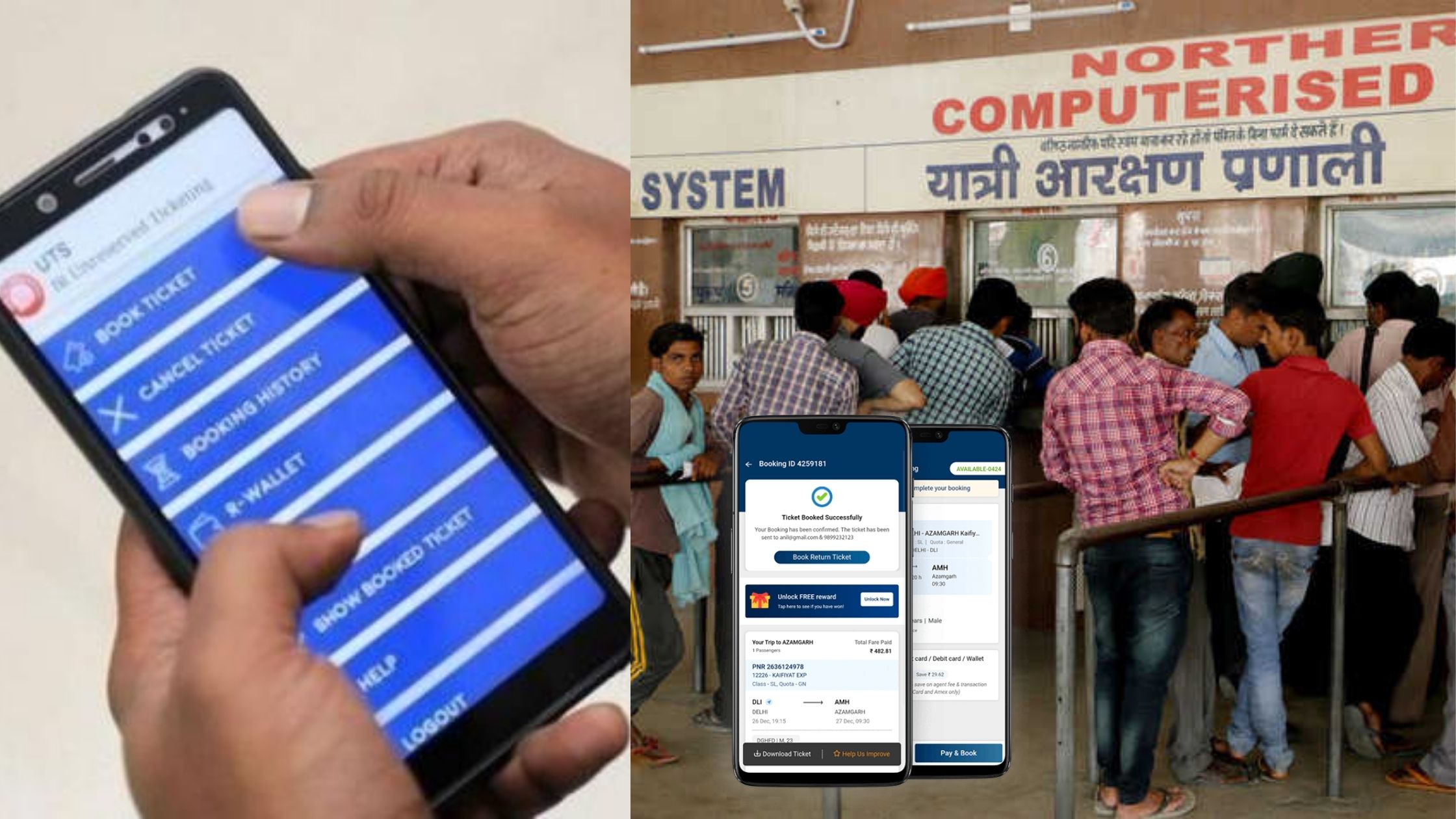 Additional recovery in online railway ticket booking
