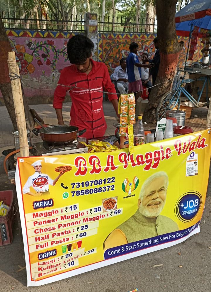 BBA Magiwala put up a poster of PM Narendra Modi