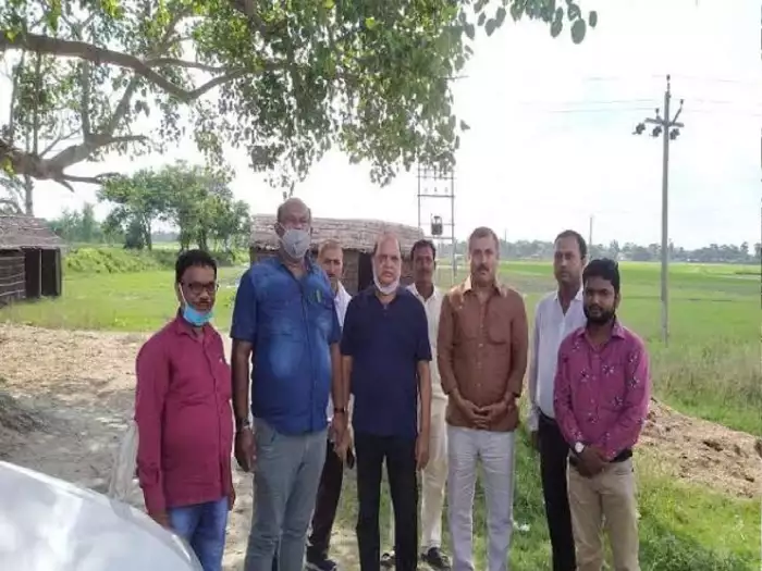 Adani Wilmar Company three-member team visited Muzaffarpur
