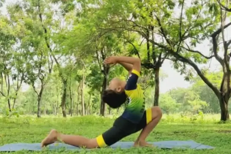 At the age of 9, Rudra has mastered about 150 yoga asanas.