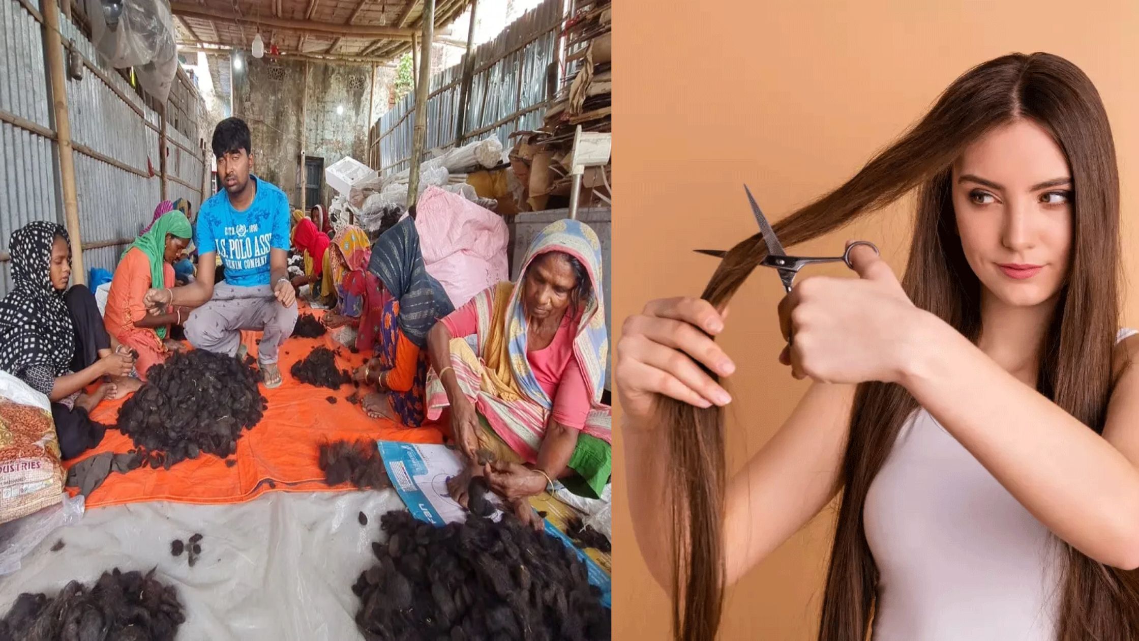 Bihar youth started business with cut hair