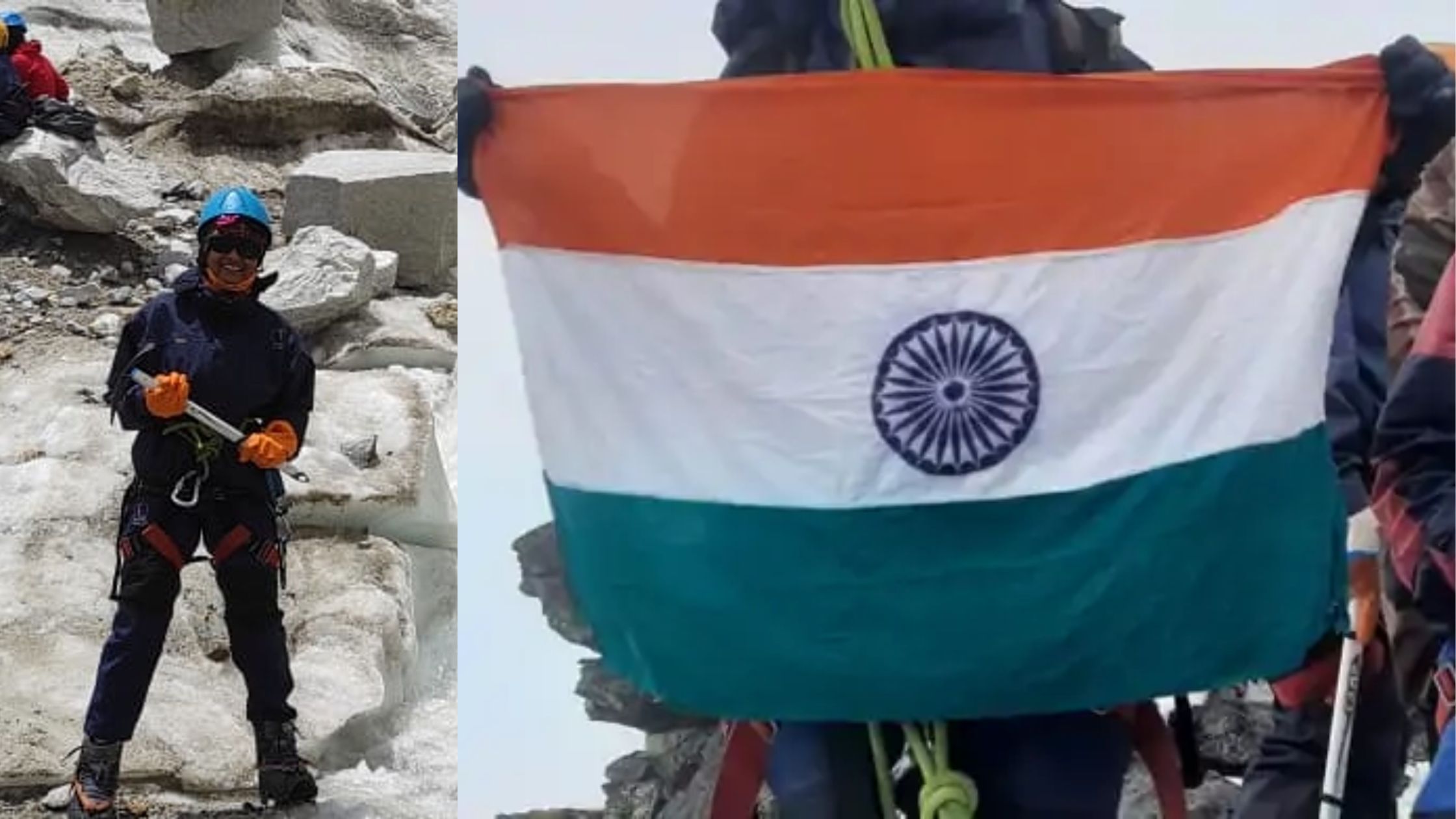 Priya Rani Hoisted The Tricolor At A Height Of 16500 Feet