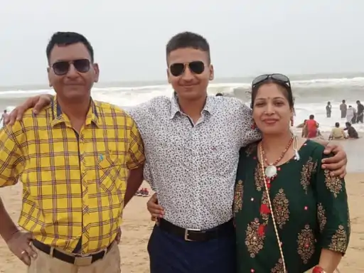 Shaurya with his parents