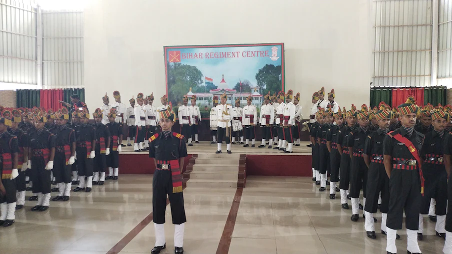 293 recruits inducted into the Army at Bihar Regimental Center