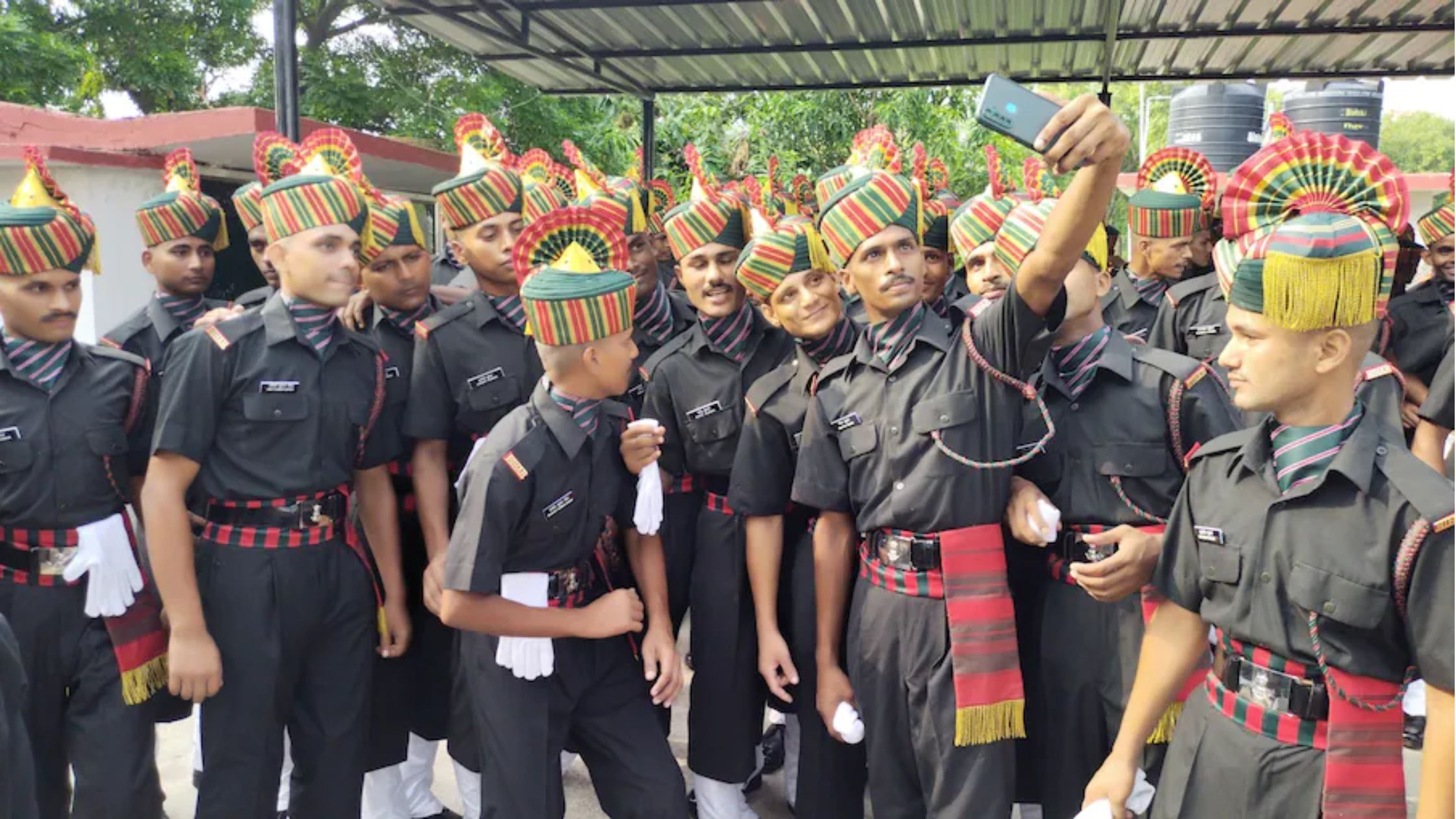 293 recruits were inducted into army at bihar regimental center