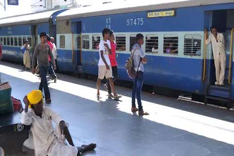 running of trains on diverted route