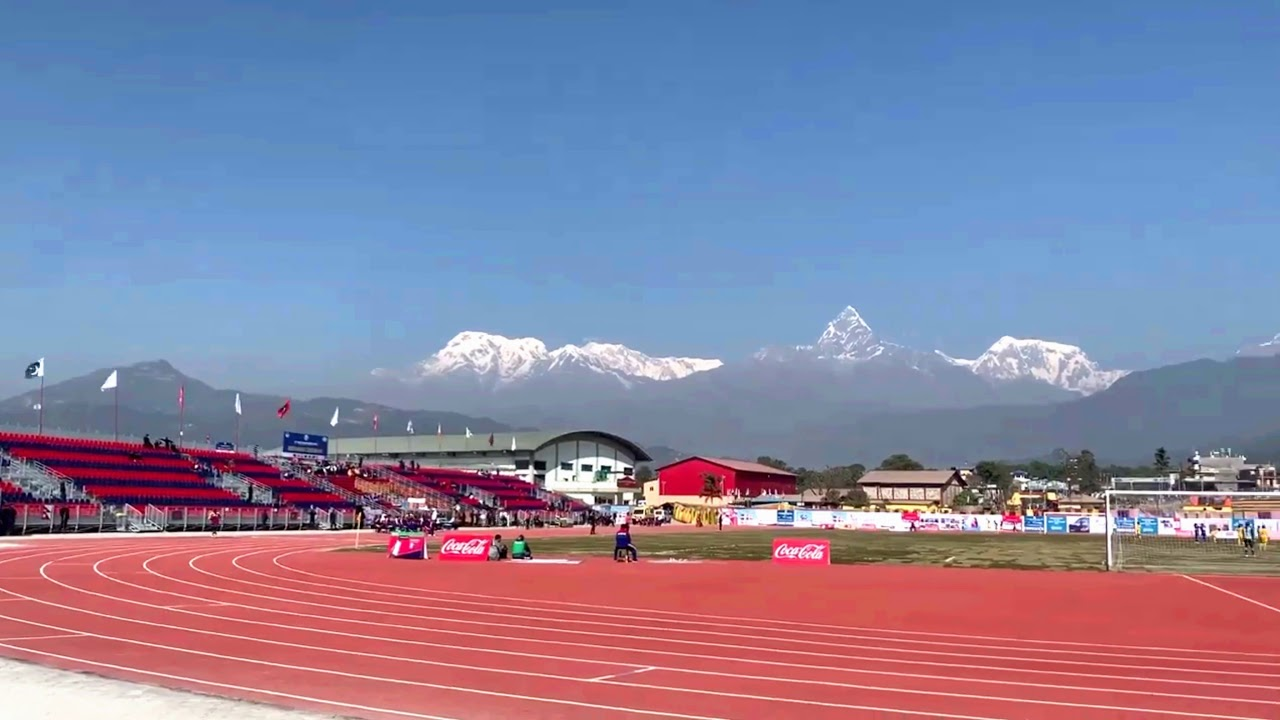 Athletics International Championship was held in Pokhara city of Nepal