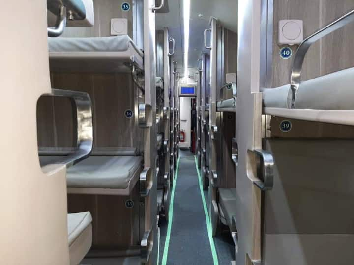Air conditioned third class economy equipped with modern facilities