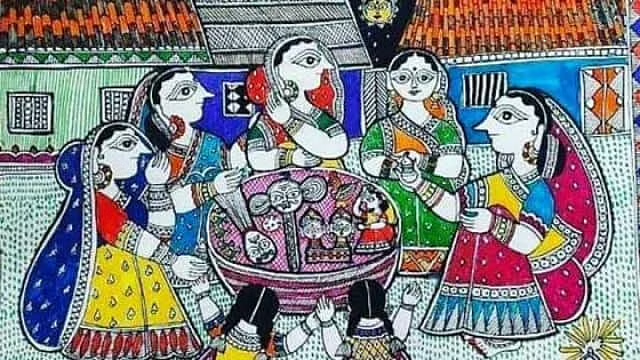 Mithila painting is famous in the country as well as abroad