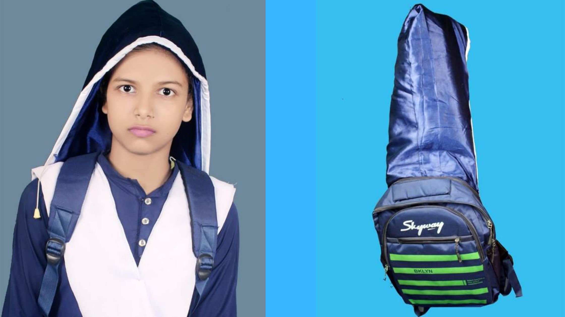 inspire award to ritika of bhagalpur for making a modern school bag