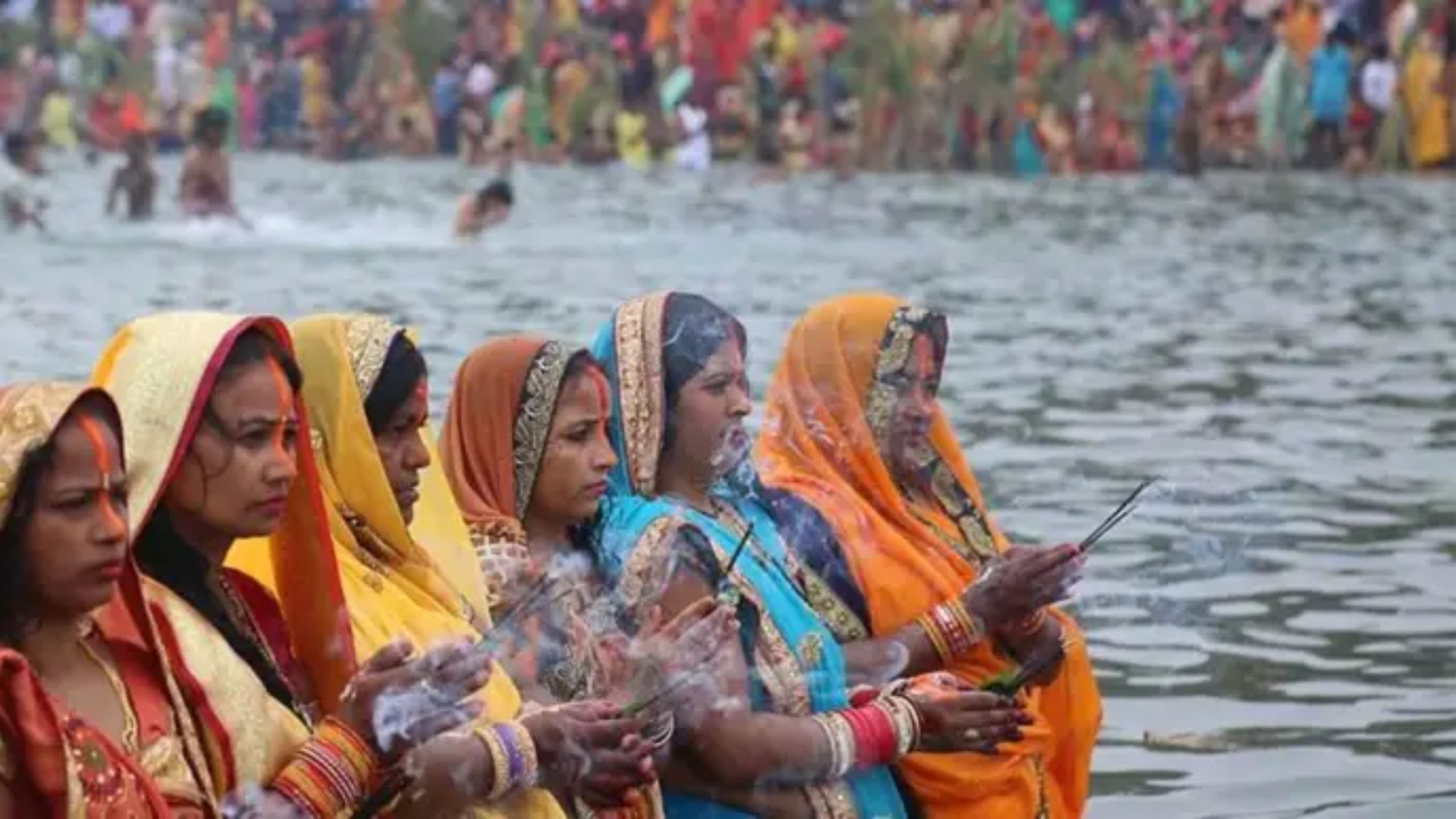 Chhath is celebrated with pomp