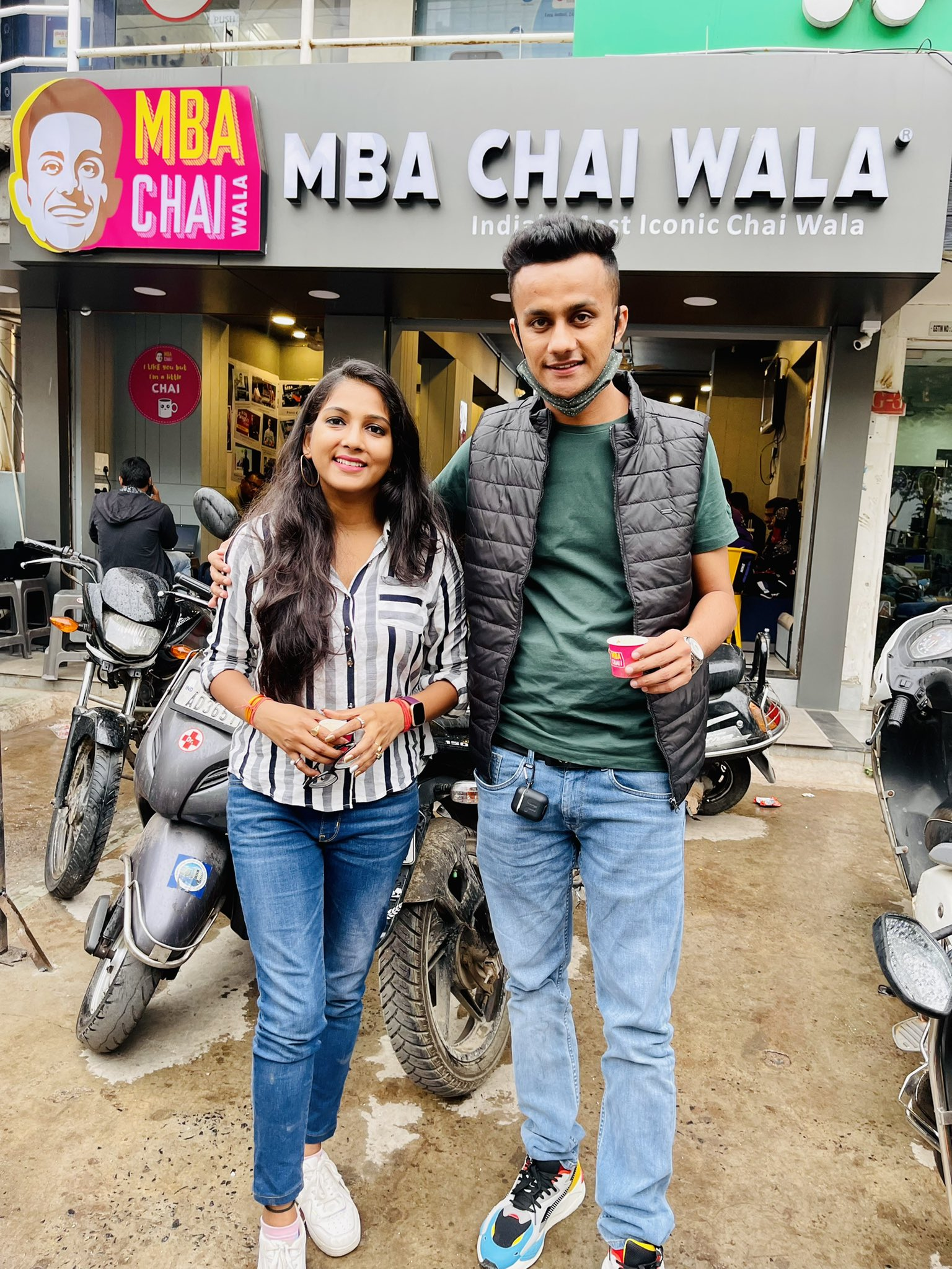 Praful Billor of the famous Tea Cafe Franchisee MBA Chaiwala