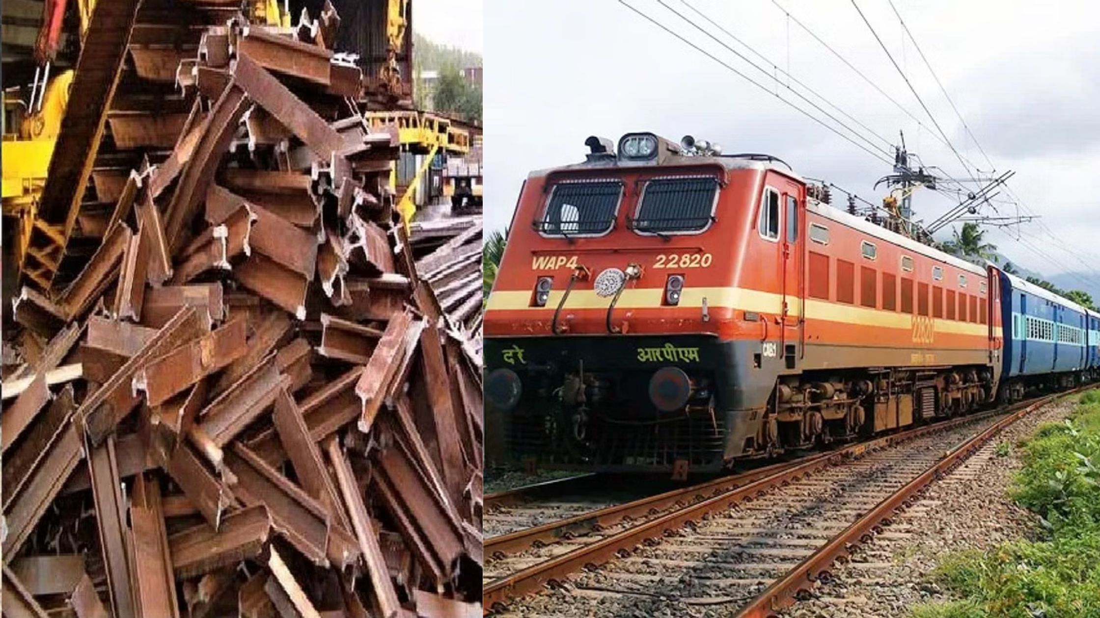 Bicycle parts are being made from railway iron