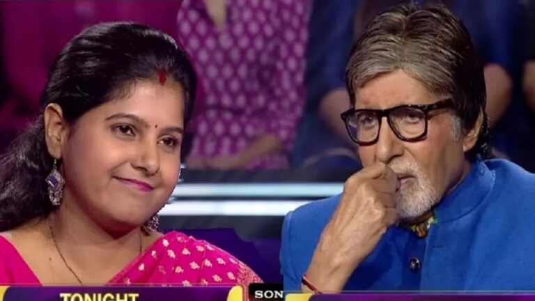 KBC की हॉट सीट पर बिहार की अंजलि ने दिखाई प्रतिभा, अमिताभ बच्चन को सुनाई दर्द भरी कविता